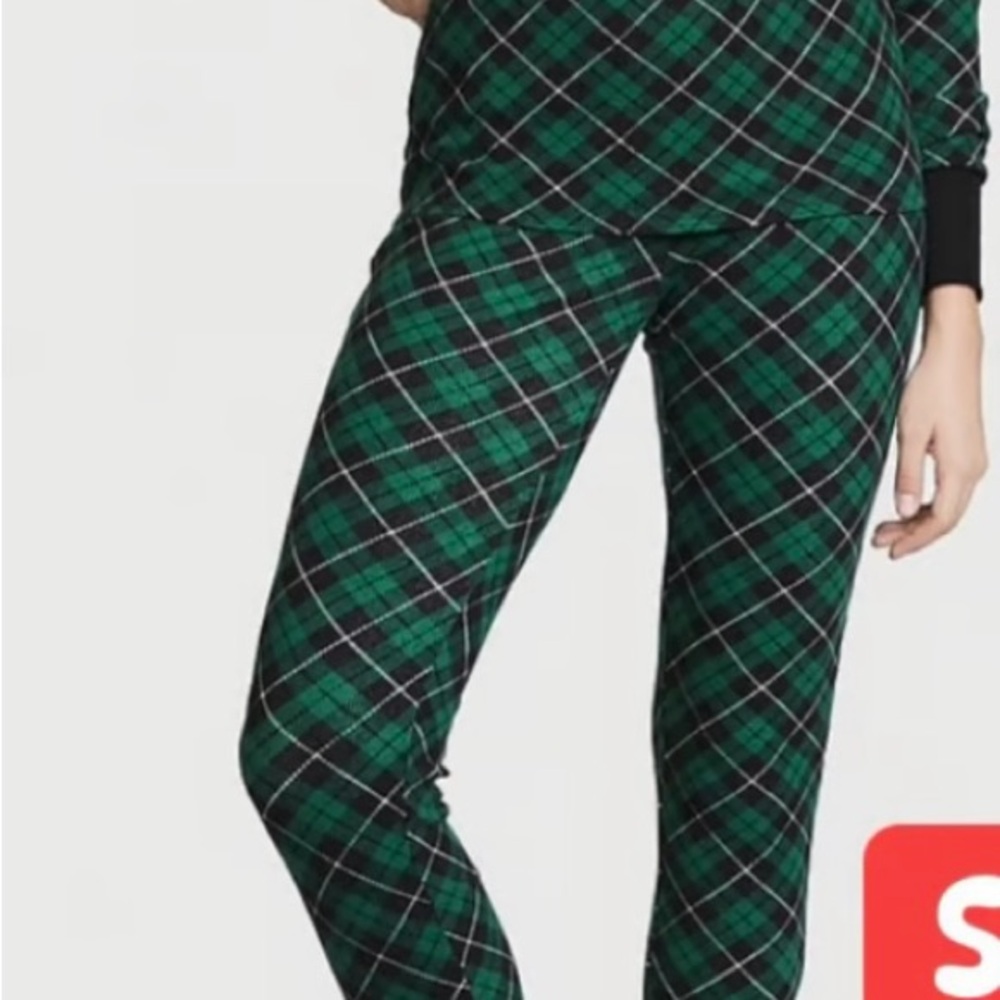 Plaid Green Women's Pants